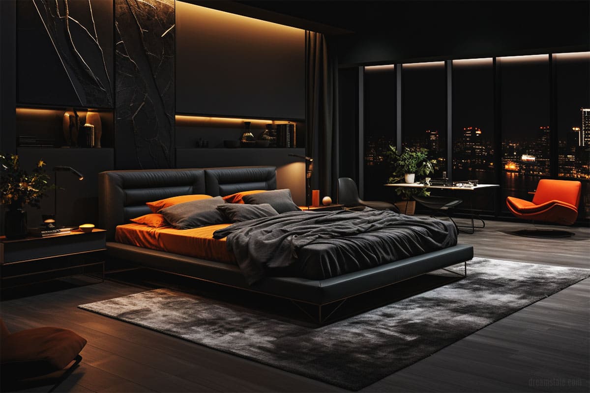 Elegant and Bold Creating the Perfect Black Bedroom Aesthetic