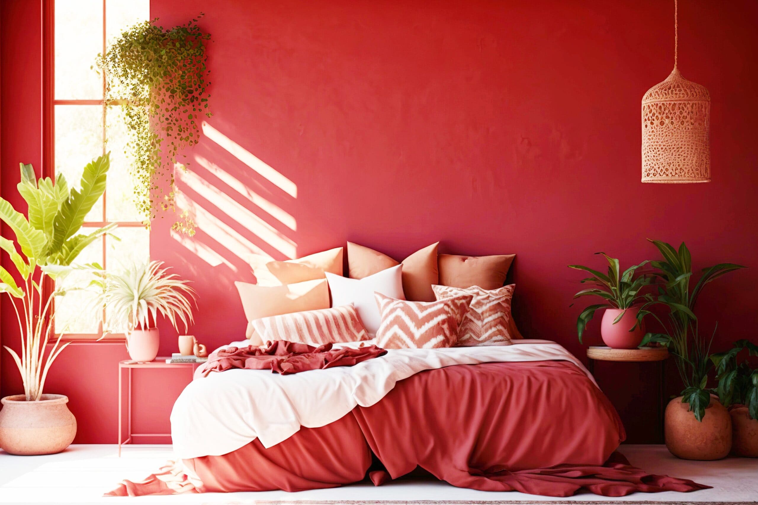 Small Mediterranean Bedroom Red Tips for a Cozy and Stylish Look