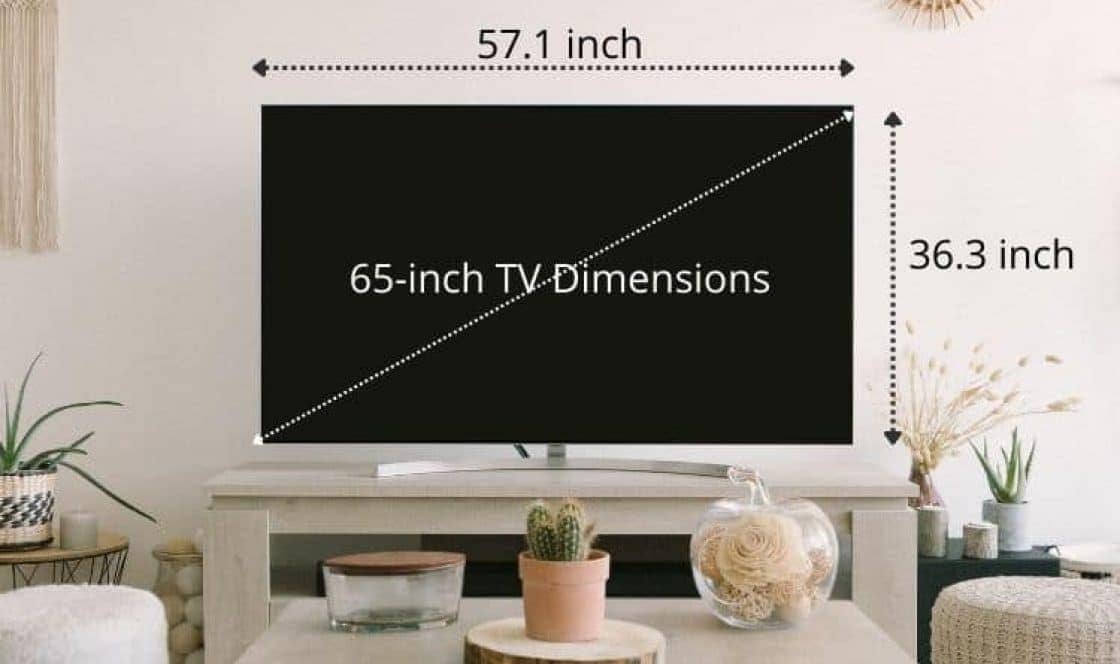 65 Inch TV Dimensions: Will It Fit in Your Space?